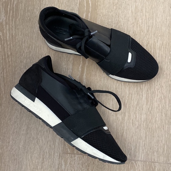 Balenciaga race runner black sneakers, Size 38 - Picture 6 of 8